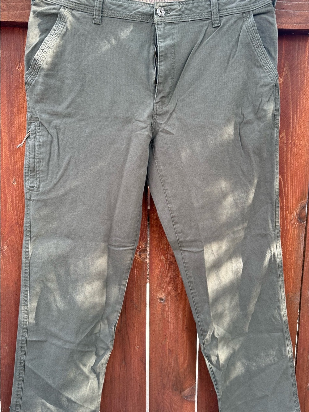 Men's Olive Green Casual Pants